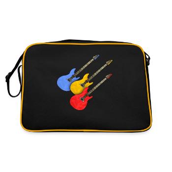 Guitares - Sac Retro - noir/or - Dos