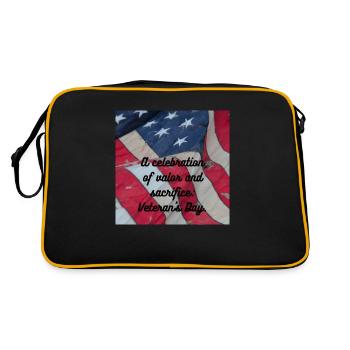 Vétérans, anciens combattant, armistice. - Sac Retro - noir/or - Dos