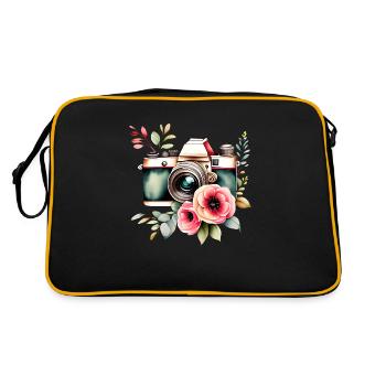 Photographer Funny Camera Photographers Photograph - Retro Bag - black/gold - Back