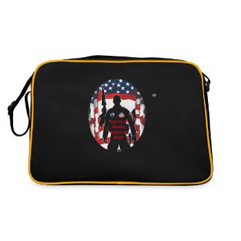Vétérans, anciens combattant, armistice. - Sac Retro - noir/or - Dos
