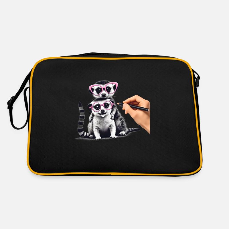 Erdmännchen Retro Tasche