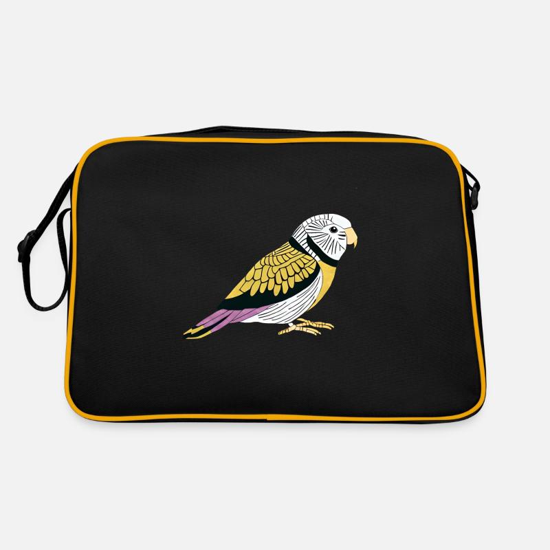 Perruche Bird Propriétaire d’oiseau Calopsitte Sac Retro