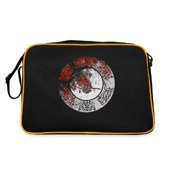 Osmanlı - Retro Tasche - Schwarz/Gold - Hinten