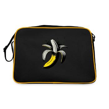 Manger de la banane est bon pour la santé - Sac Retro - noir/or - Dos