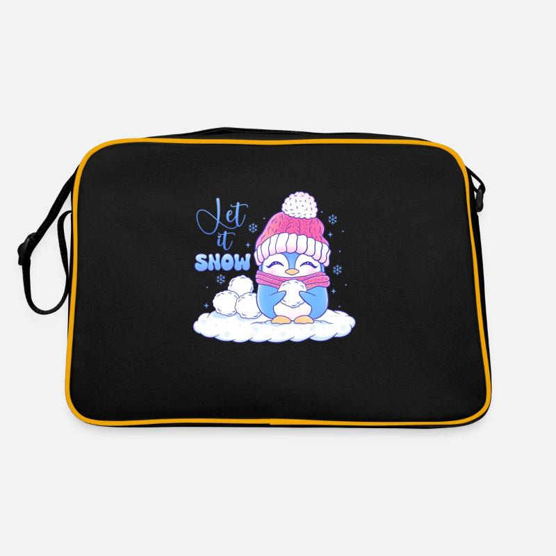 Let It Snow Retro Tasche