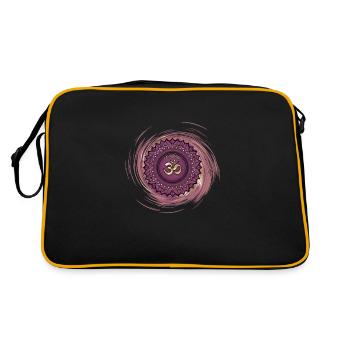 Sahasrara Seventh Chakra - Retro Bag - black/gold - Back