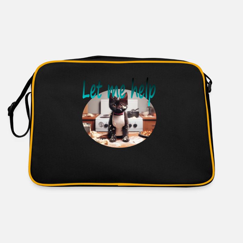 Kitchen Cat Retro Tasche