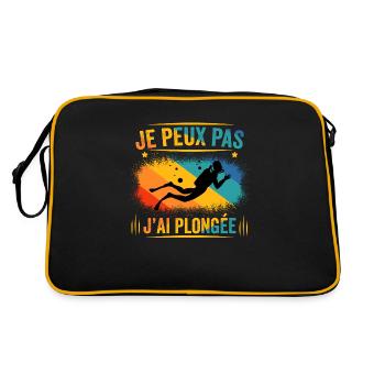 J'peux pas j'ai plongée - Sac Retro - noir/or - Dos