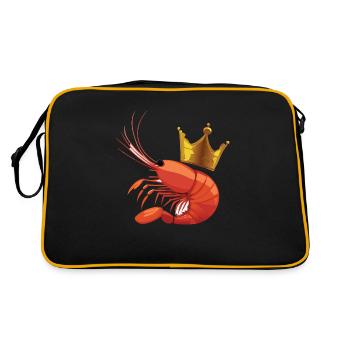 Shrimp - Retro Bag - black/gold - Back
