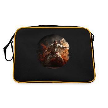 Karaté Fighter : Maître de l’autodéfense - Sac Retro - noir/or - Dos