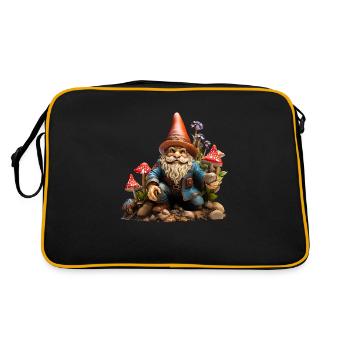 Les nains de jardin ne sont pas seulement décoratifs - Sac Retro - noir/or - Dos
