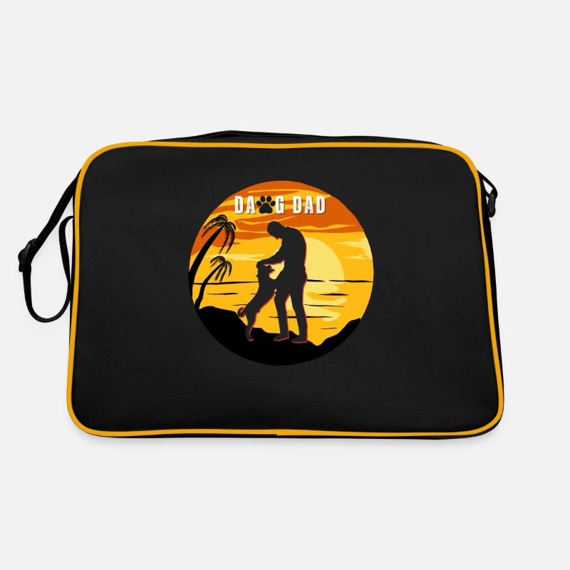 Dawg Dad Sunset Design Retro Bag