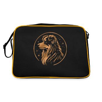 Dream Dog Aussie Copper - Retro Bag - black/gold - Back