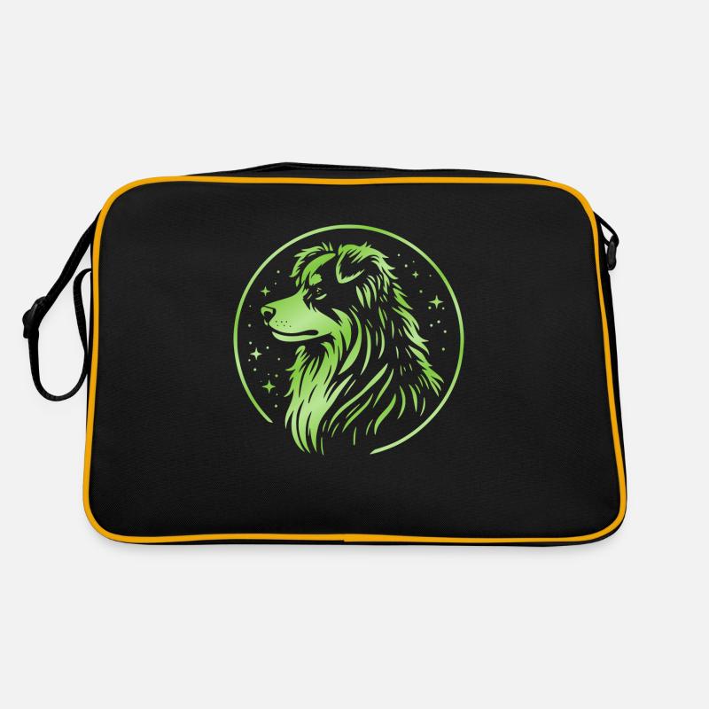 Chien de rêve Aussie vert Sac Retro