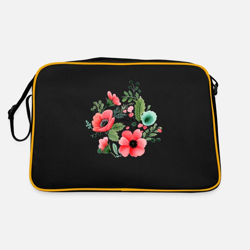 Fleurs de pastèque Sac Retro
