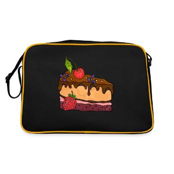 Cake - Retro Bag - black/gold - Back