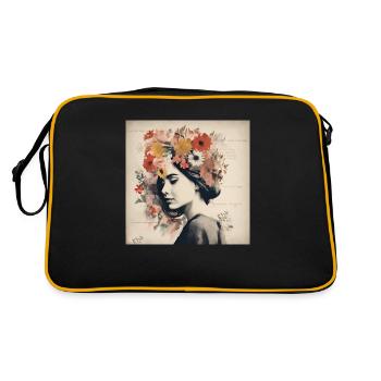 Female Inspiration - Retro Bag - black/gold - Back