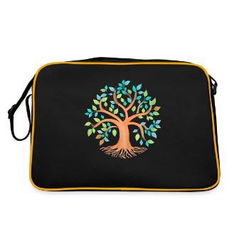 Tree of Life Meditation Celtic Tree of Life - Retro Bag - black/gold - Back