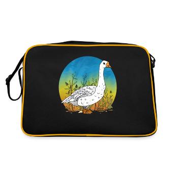 Goose - Retro Bag - black/gold - Back