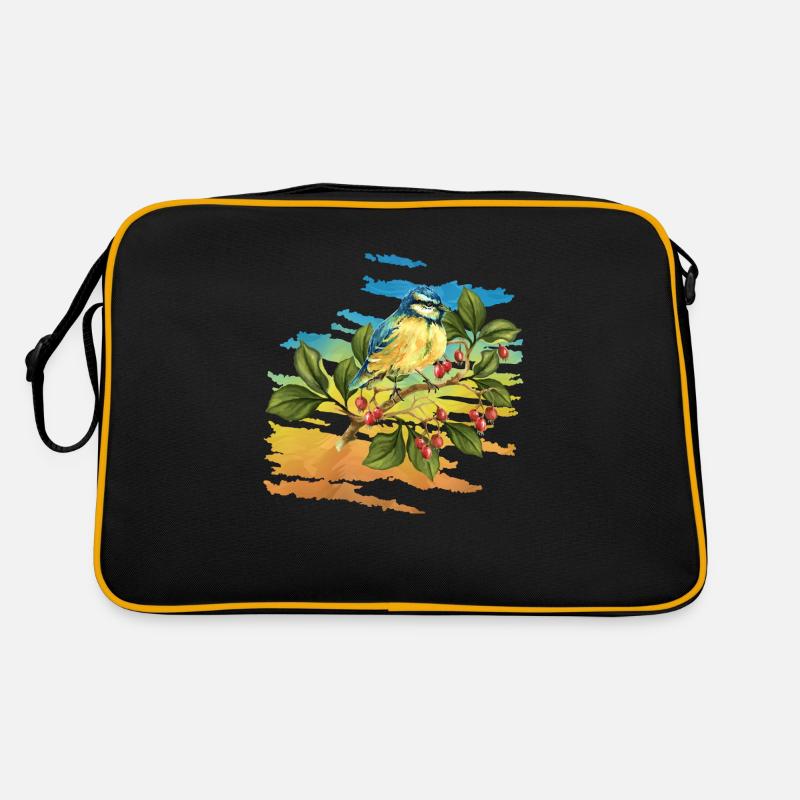Bunter Vogel Retro Tasche