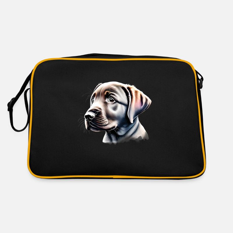 Labrador Propriétaire Chiot Labrador Retriever Sac Retro