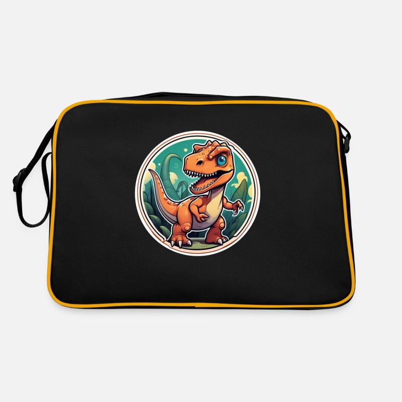 dinosaure dessin animé Sac Retro