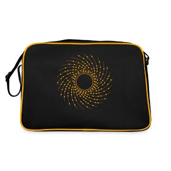 Logo de l’univers - Sac Retro - noir/or - Dos