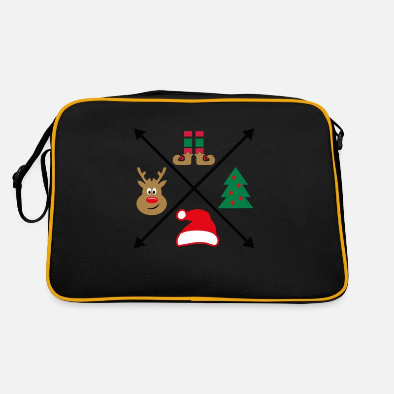 Weihnachten Retro Tasche