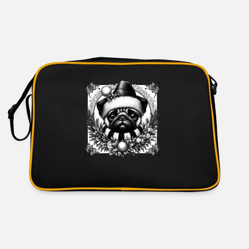 Gothic-Mops Retro Tasche