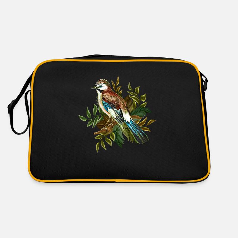 Bunter Vogel Retro Tasche