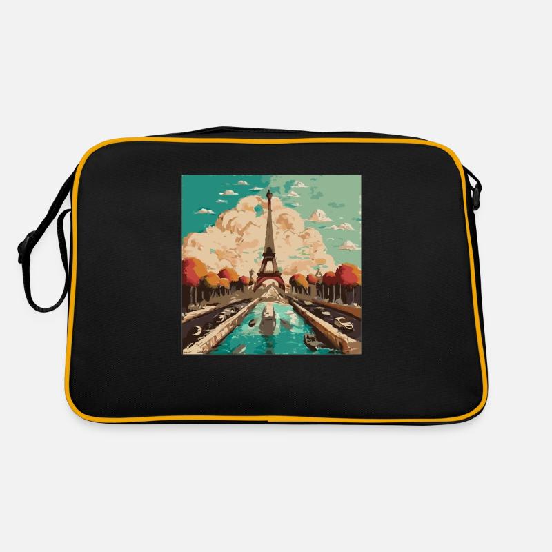 Eiffel Tower in Paris Retro Bag