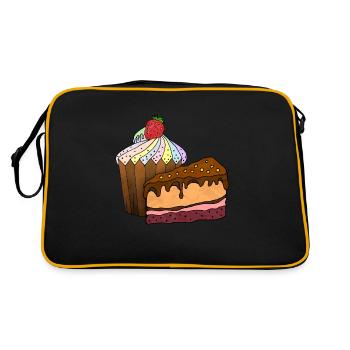 Cakes - Retro Bag - black/gold - Back