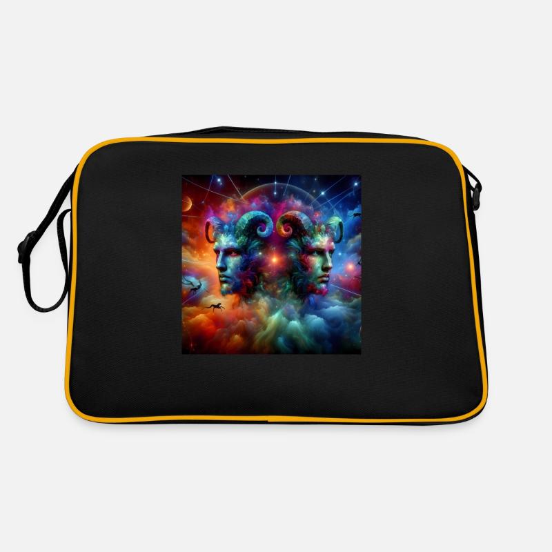 Satyr Zwilling, Widder Retro Tasche