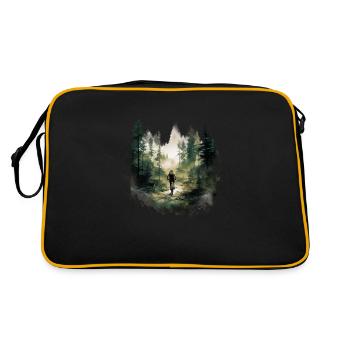 La puissance de pédalage à l’état pur : votre chemise de vélo élégante - Sac Retro - noir/or - Dos