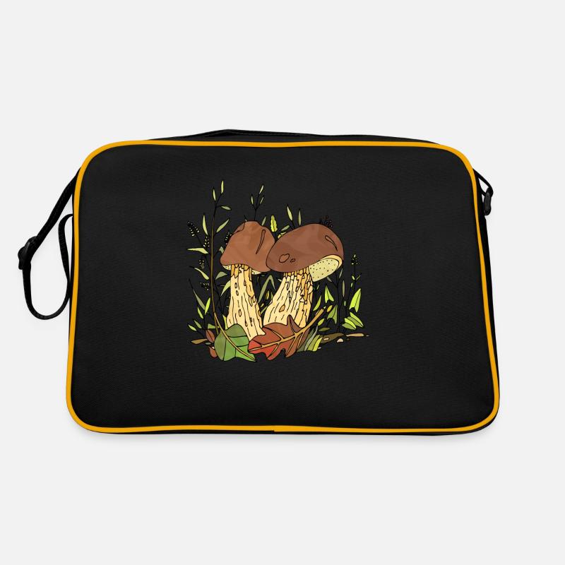 Pilze Retro Tasche