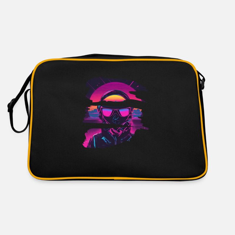 Retro Synthwave 80s Racer Driver Retro Bag