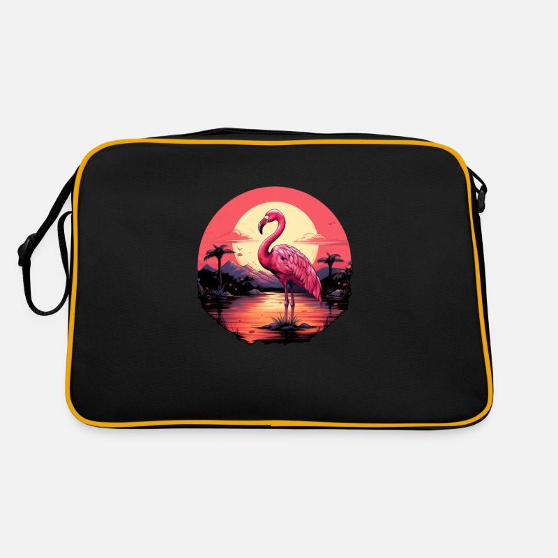Flamingo Retro Tasche