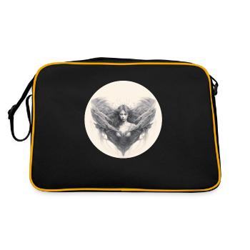 Ange pensif - Sac Retro - noir/or - Dos