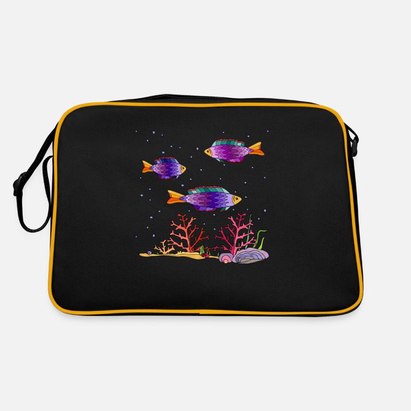 Fische Retro Tasche