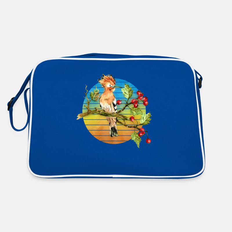 Oiseau coloré Sac Retro