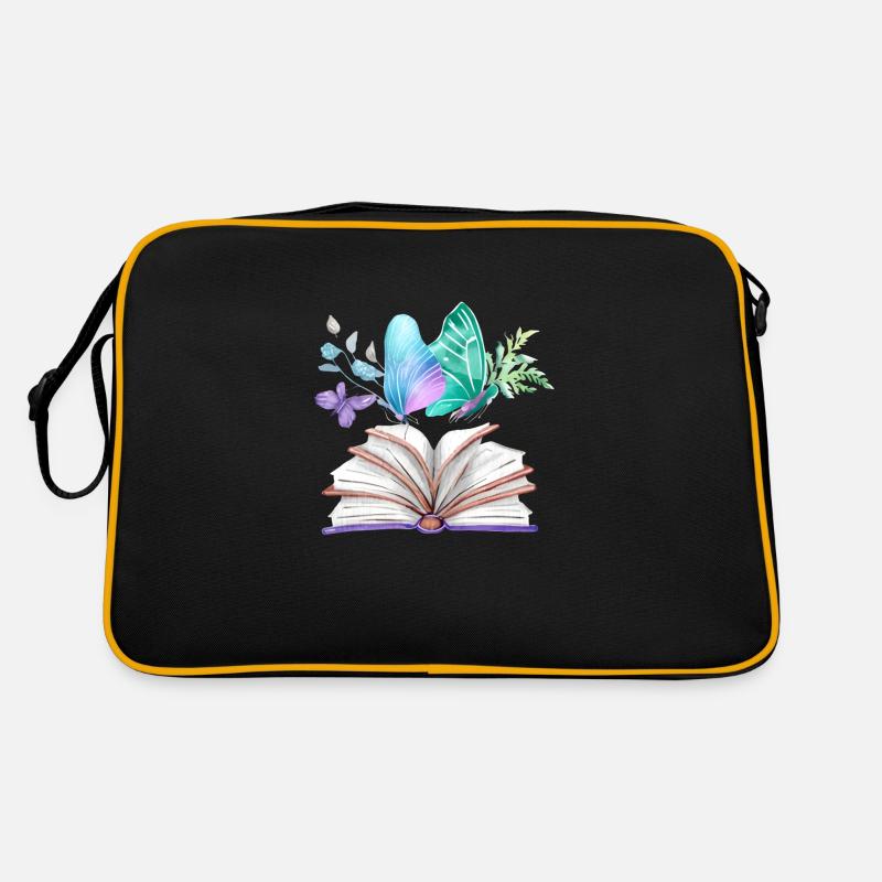 Book Reading Books Reader Book Lover Gift Retro Bag