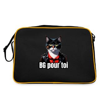 BG pour toi - Sac Retro - noir/or - Dos