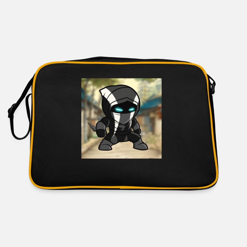 bitcoincash - Retro Tasche - Schwarz/Gold