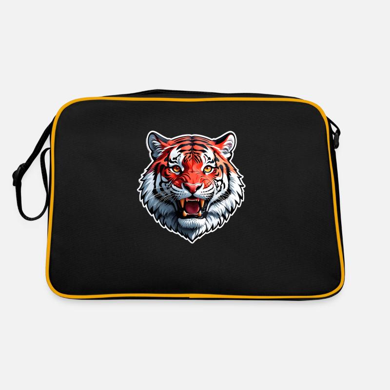 Red Tiger - Retro Bag - black/gold