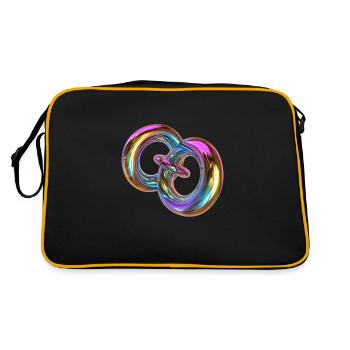 Trois anneaux - Sac Retro - noir/or - Dos