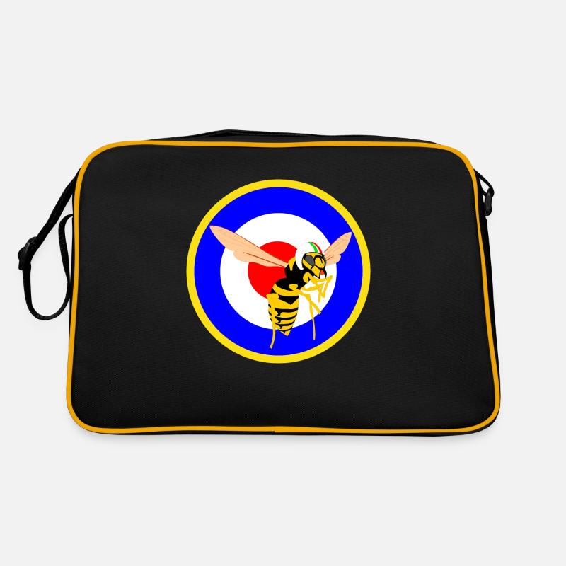Wasp Mod Target Scooter - Retro Bag - black/gold