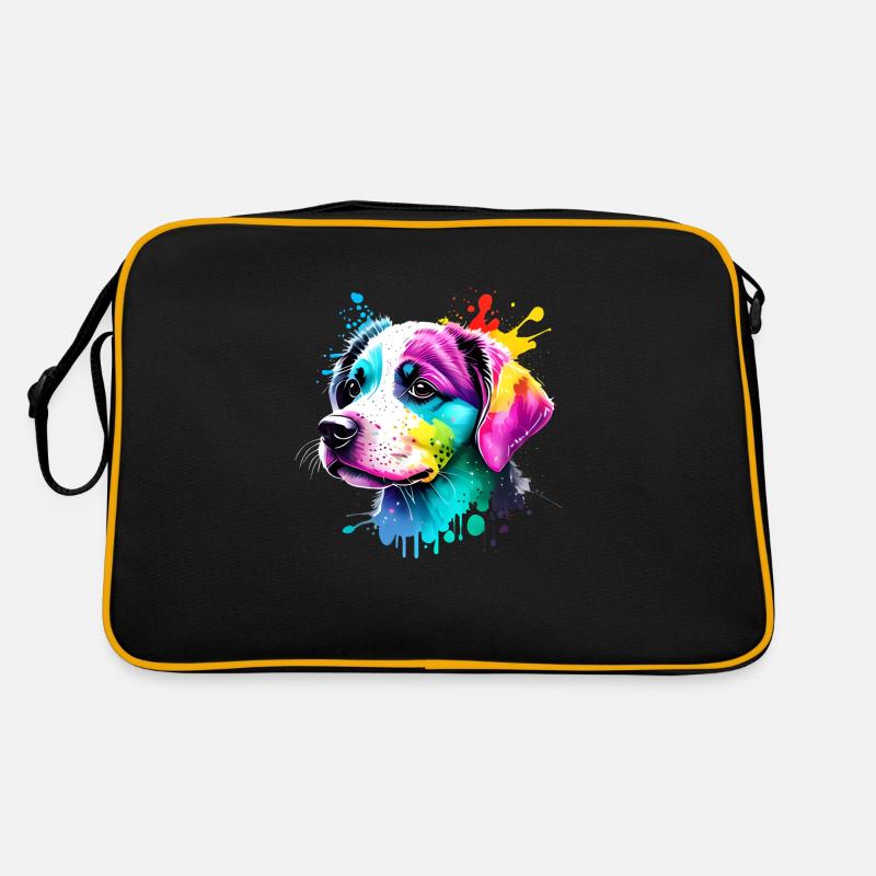 Chiot Labrador Retriever Propriétaire du Labrador Sac Retro