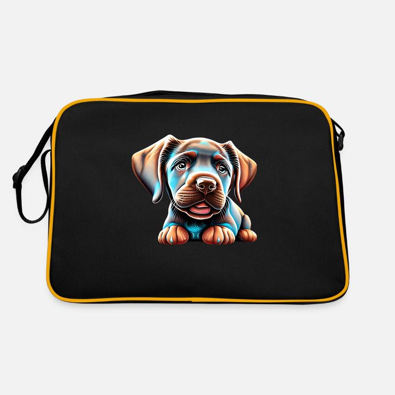 Labrador Propriétaire Chiot Labrador Retriever Sac Retro