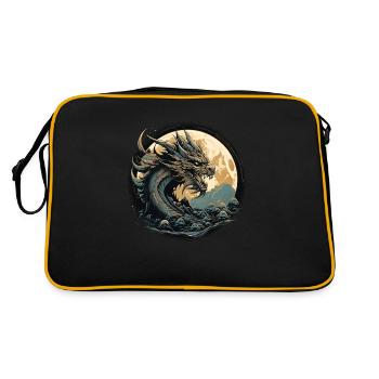 Dragon ancien - Sac Retro - noir/or - Dos