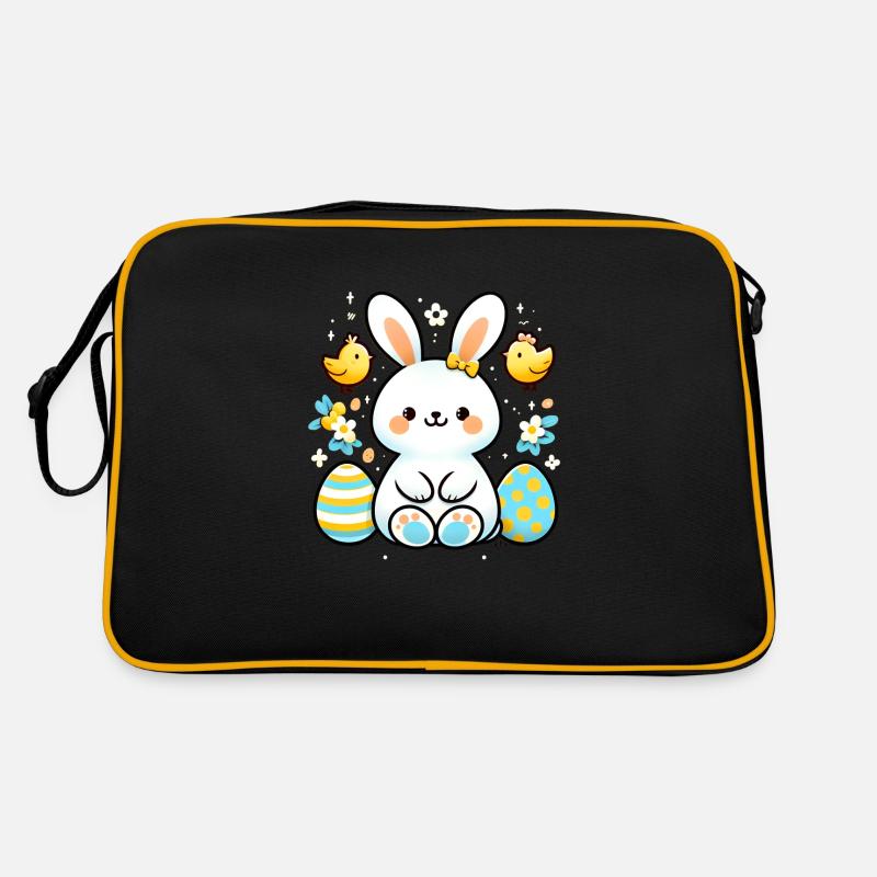 Cute easter bunny Retro Bag